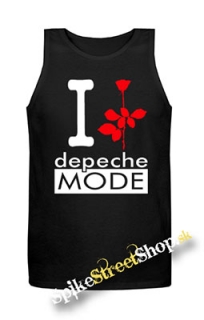 I LOVE DEPECHE MODE - Mens Vest Tank Top - čierne