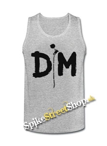 DEPECHE MODE - Logo Violator - Mens Vest Tank Top - šedé