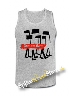 DEPECHE MODE - Spirit Cover - Mens Vest Tank Top - šedé