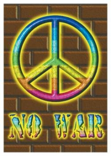 PEACE - No War - vlajka
