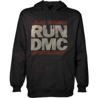 RUN DMC - Logo - čierna pánska mikina