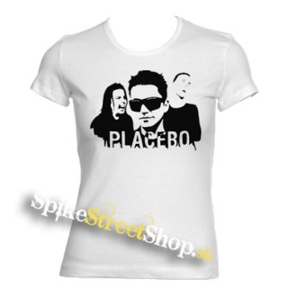 PLACEBO - Logo & Band - biele dámske tričko