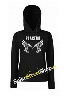 PLACEBO - Wings Logo - čierna dámska mikina