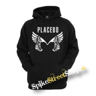 PLACEBO - Wings Logo - čierna pánska mikina