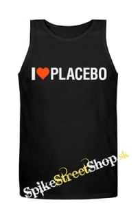 I LOVE PLACEBO - Mens Vest Tank Top - čierne