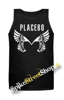 PLACEBO - Wings Logo - Mens Vest Tank Top - čierne