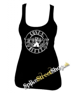 GUNS N ROSES - Circle Logo - Ladies Vest Top