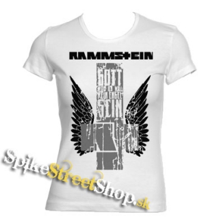 RAMMSTEIN - Engel Cross - biele dámske tričko