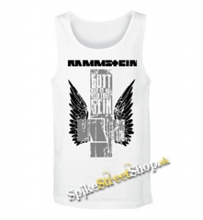 RAMMSTEIN - Engel Cross - Mens Vest Tank Top - biele