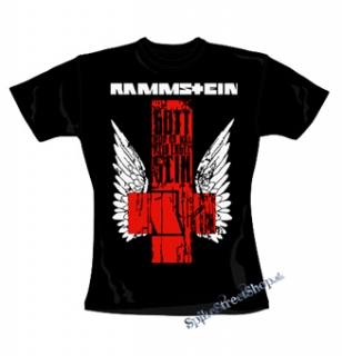 RAMMSTEIN - Engel Cross - čierne dámske tričko