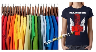 RAMMSTEIN - Engel Cross - farebné dámske tričko