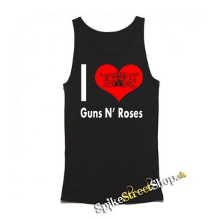 I LOVE GUNS N ROSES - Mens Vest Tank Top - čierne