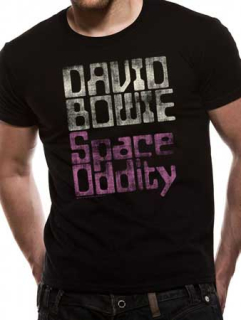 DAVID BOWIE - Space Oddity - čierne pánske tričko