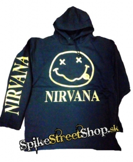 NIRVANA - Smile - čierna pánska mikina