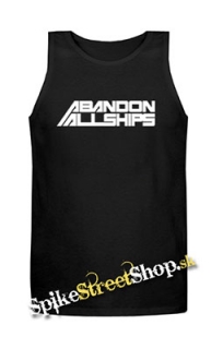 ABANDON ALL SHIPS - Mens Vest Tank Top - čierne
