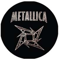 METALLICA - Nápis + znak - NINJA Logo - odznak