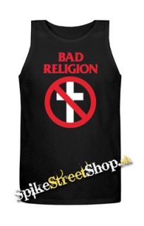 BAD RELIGION - Logo - Mens Vest Tank Top - čierne