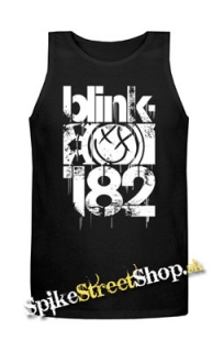 BLINK 182 - Three Bars - Mens Vest Tank Top - čierne