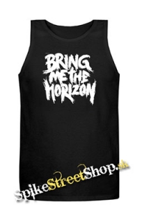 BRING ME THE HORIZON - Painted Logo - Mens Vest Tank Top - čierne