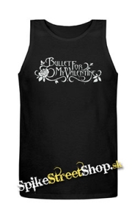 BULLET FOR MY VALENTINE - Logo - Mens Vest Tank Top - čierne