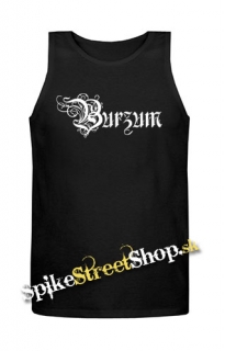 BURZUM - Logo - Mens Vest Tank Top - čierne