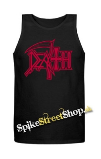 DEATH - Logo - Mens Vest Tank Top - čierne