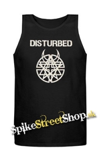 DISTURBED - Logo - Mens Vest Tank Top - čierne