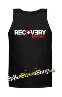 EMINEM - Recovery - Mens Vest Tank Top - čierne