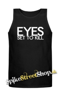 EYES SET TO KILL - Logo - Mens Vest Tank Top - čierne