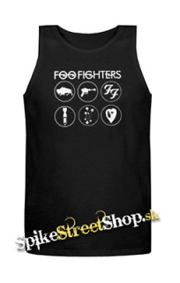 FOO FIGHTERS - Album Collection - Mens Vest Tank Top - čierne