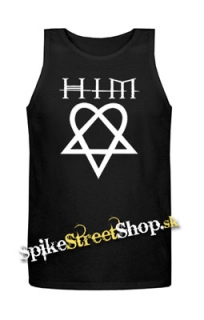 HIM HEARTAGRAM - Mens Vest Tank Top - čierne