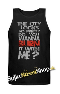 HOLLYWOOD UNDEAD - City - Mens Vest Tank Top - čierne
