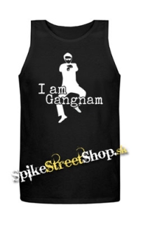 I AM GANGNAM - Mens Vest Tank Top - čierne