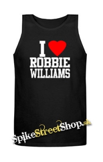 I LOVE ROBBIE WILLIAMS - Mens Vest Tank Top - čierne