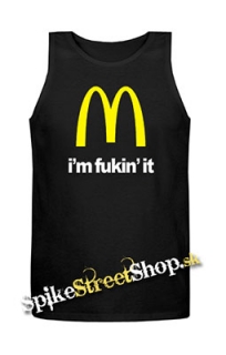 I´M FUCKIN´IT - Mens Vest Tank Top - čierne