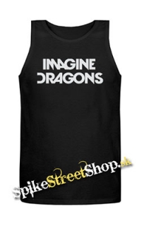 IMAGINE DRAGONS - Logo - Mens Vest Tank Top - čierne