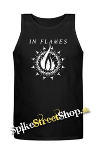 IN FLAMES - Sign - Mens Vest Tank Top - čierne