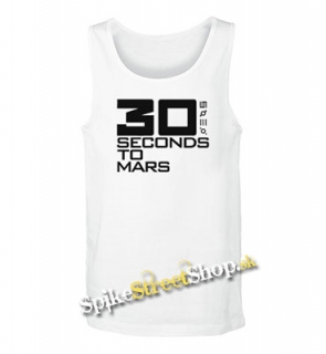 30 SECONDS TO MARS - Big Logo - Mens Vest Tank Top - biele