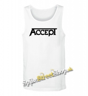 ACCEPT- Logo - Mens Vest Tank Top - biele