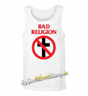 BAD RELIGION - Logo - Mens Vest Tank Top - biele