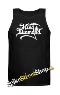 KING DIAMOND - Logo - Mens Vest Tank Top - čierne