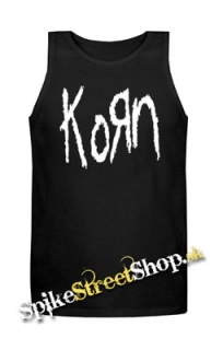 KORN - Official Logo - Mens Vest Tank Top - čierne