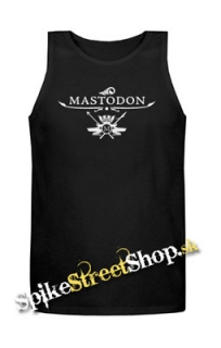 MASTODON - Logo - Mens Vest Tank Top - čierne