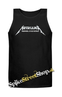 METALLICA - Hardwired To SelfDestruct - Mens Vest Tank Top - čierne