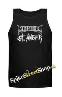 METALLICA - St. Anger - Mens Vest Tank Top - čierne