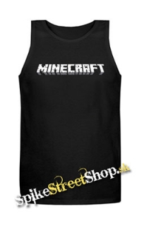 MINECRAFT - Logo - Mens Vest Tank Top - čierne