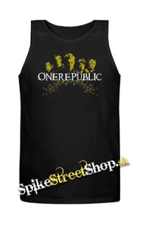 ONE REPUBLIC - Logo And Band pôvodné - Mens Vest Tank Top - čierne