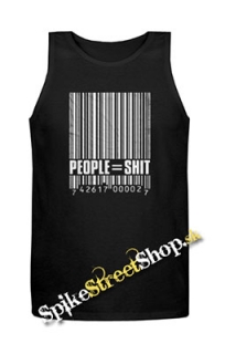 PEOPLE SHIT - Mens Vest Tank Top - čierne