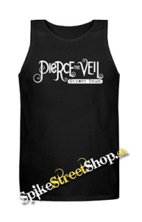 PIERCE THE VEIL - Logo - Mens Vest Tank Top - čierne