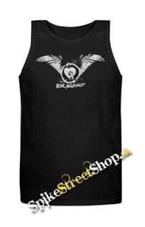 RISE AGAINST - Wings Logo - Mens Vest Tank Top - čierne